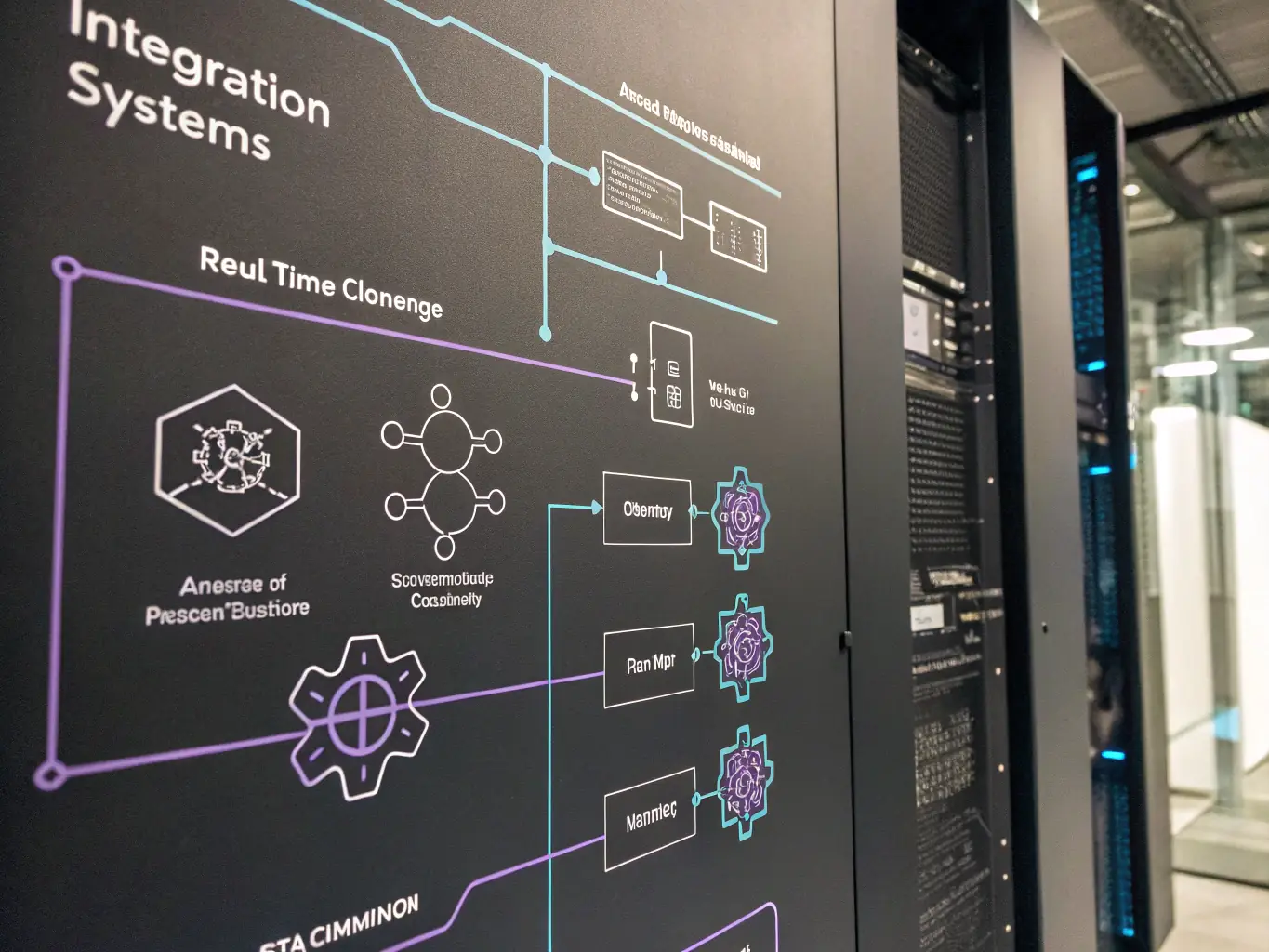 An illustration of Soltrice's API, showcasing its ease of integration with existing rental management systems and highlighting its flexibility and scalability.